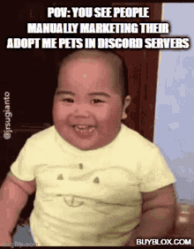 Giggle Fat Baby GIF - Giggle Fat Baby Buyblox GIFs