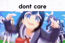 Dont Care Anime GIF - Dont Care Anime GIFs