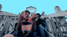 Facepalm For Two GIF - Facepalm For Two On The Stairs GIFs