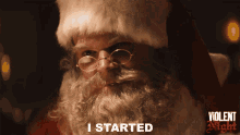 I Started The Whole Damn Thing Santa Claus GIF - I Started The Whole Damn Thing Santa Claus David Harbour GIFs
