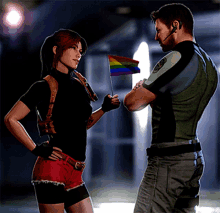 Chris Redfield Claire Redfield GIF - Chris Redfield Claire Redfield Pride GIFs