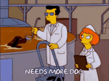Needs More Dog Dogs GIF - Needs More Dog Dogs The Simpsons GIFs