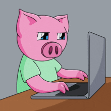 Piggyverse Piggyverse Typing GIF - Piggyverse Piggyverse Typing Typing GIFs