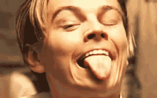 Leonardo Di Caprio Tongue GIF - Leonardo Di Caprio Tongue Wink GIFs