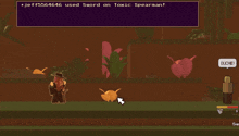 a screenshot of a video game that says " press space "