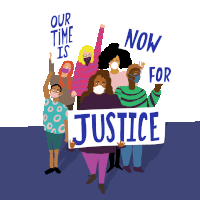 Our Time Is Now Our Time Is Now For Justice Sticker - Our Time Is Now Our Time Is Now For Justice Time Stickers