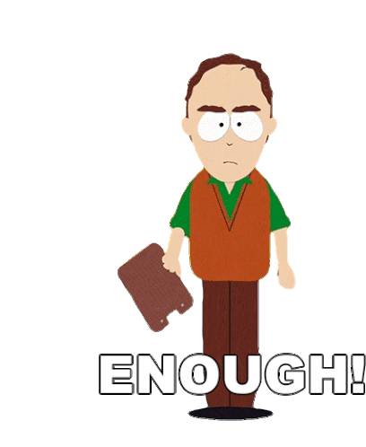 Enough Scott Evans Sticker - Enough Scott Evans South Park Stickers