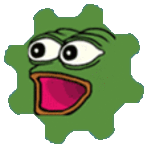 Coggers Shocked Sticker - Coggers Shocked Pepe Stickers