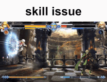 Blazblue Central Fiction GIF - Blazblue Central Fiction Skill Issue GIFs