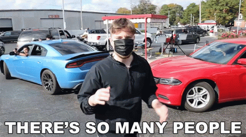 Theres So Many People Mr Beast GIF - Theres So Many People Mr Beast Theres A Lot Of People GIFs