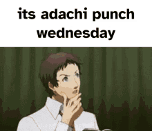 Adachi Punch GIF - Adachi Punch Qals GIFs