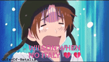 a cartoon of wilson when no italy is being displayed