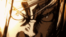 a close up of a drawing of a man 's face with glasses on