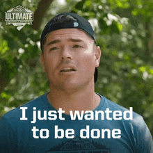 I Just Wanted To Be Done Dustin Seidler GIF - I Just Wanted To Be Done Dustin Seidler Canadas Ultimate Challenge GIFs