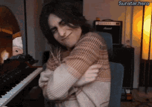 Aidan Gallagher Hug Aidan Hug GIF - Aidan Gallagher Hug Aidan Hug Hug GIFs