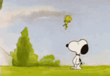 無理　むり　スヌーピー　すぬーぴー　ウッドストック GIF - Snoopy Woodstock Playing GIFs