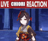Live Reaction Chiori GIF - Live Reaction Chiori Genshin Impact GIFs
