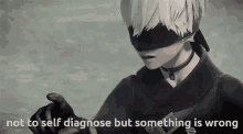 nier automata 9s not to self diagnose but something is wrong