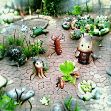 garden creatures virtualdream art ai nft