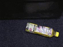 a yellow bottle with a label that says lemonade on it