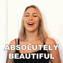 Absolutely Beautiful Tracy Kiss GIF - Absolutely Beautiful Tracy Kiss It Is Truly Gorgeous GIFs