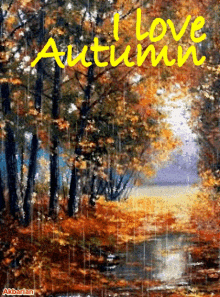 animated greeting card autumn
