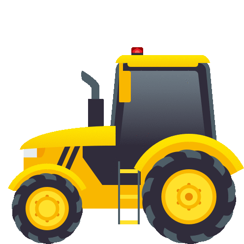 Tractor Travel Sticker - Tractor Travel Joypixels Stickers