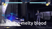 Hop On Melty Blood Ciel Melty Blood Moon Drive Combo GIF - Hop On Melty Blood Ciel Melty Blood Moon Drive Combo GIFs