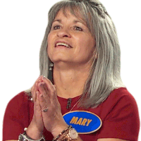 Praying Mary Sticker - Praying Mary Family Feud Canada Stickers