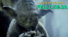 Orgulho Nerd / Yoda / Star Wars /  Dia Da Toalha GIF - Yoda Star Wars Geek Pride GIFs