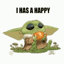I Was A Happy Baby Baby Yoda GIF - I Was A Happy Baby Baby Yoda Happy GIFs