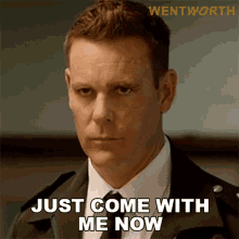 Just Come With Me Now Matthew Fletcher GIF - Just Come With Me Now Matthew Fletcher Wentworth GIFs