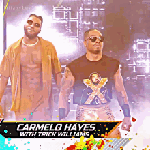 carmelo hayes wwe nxt entrance trick williams