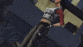 a woman in a video game with the words corporation target on the bottom right