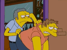 The Door Barney Gumble GIF - The Door Barney Gumble The Simpsons GIFs