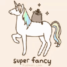 Super Fancy GIF - Superfancy Pusheen Unicorn GIFs