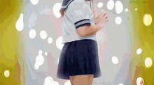you know pose cute school uniform
