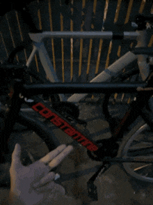 a bicycle with the word constantine on the frame