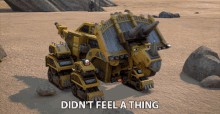 Dont Feel A Thing Dozer GIF - Dont Feel A Thing Dozer Brian Drummond GIFs