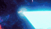 a computer generated image of a light beam coming out of a hole