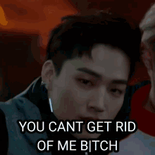Cant Get Rid Of Jaebeom You Cant Get Rid Of Me Bitch GIF - Cant Get Rid Of Jaebeom You Cant Get Rid Of Me Bitch Nicki Minaj Cant Get Rid GIFs