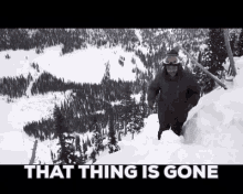 That Thing Is Gone Digging GIF - That Thing Is Gone Digging Snow GIFs