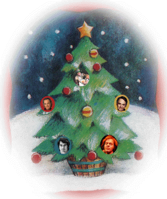 Neil Christmas Tree Sticker - Neil Christmas Tree Stickers