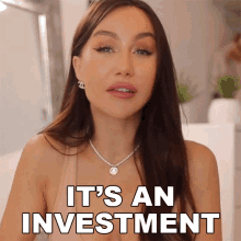 Its An Investment Lisa Alexandra GIF - Its An Investment Lisa Alexandra Coco Lili GIFs