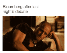 Bloomberg After Last Nights Debate Wipe Tears GIF - Bloomberg After Last Nights Debate Wipe Tears Crying GIFs