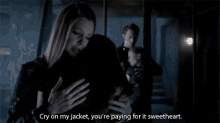 Cry On My Jacket, You'Re Paying For It Sweetheart - True Blood GIF - Sweetheart True Blood Jacket GIFs