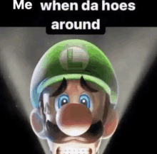 Hoes Scared GIF - Hoes Scared Luigi GIFs