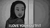I Love Your Outfit Compliment GIF - I Love Your Outfit Compliment I Like It GIFs
