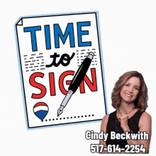 remax real estate cindy beckwith realtor time to sign