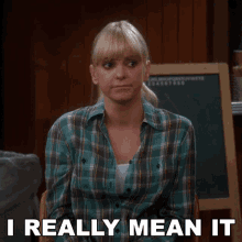 I Really Mean It Christy GIF - I Really Mean It Christy Anna Faris GIFs